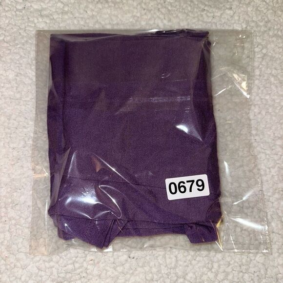 Chicos Asymmetrical Hem Tie Waist Purple Tee Size 1 (Medium) NWOT - Picture 9 of 9